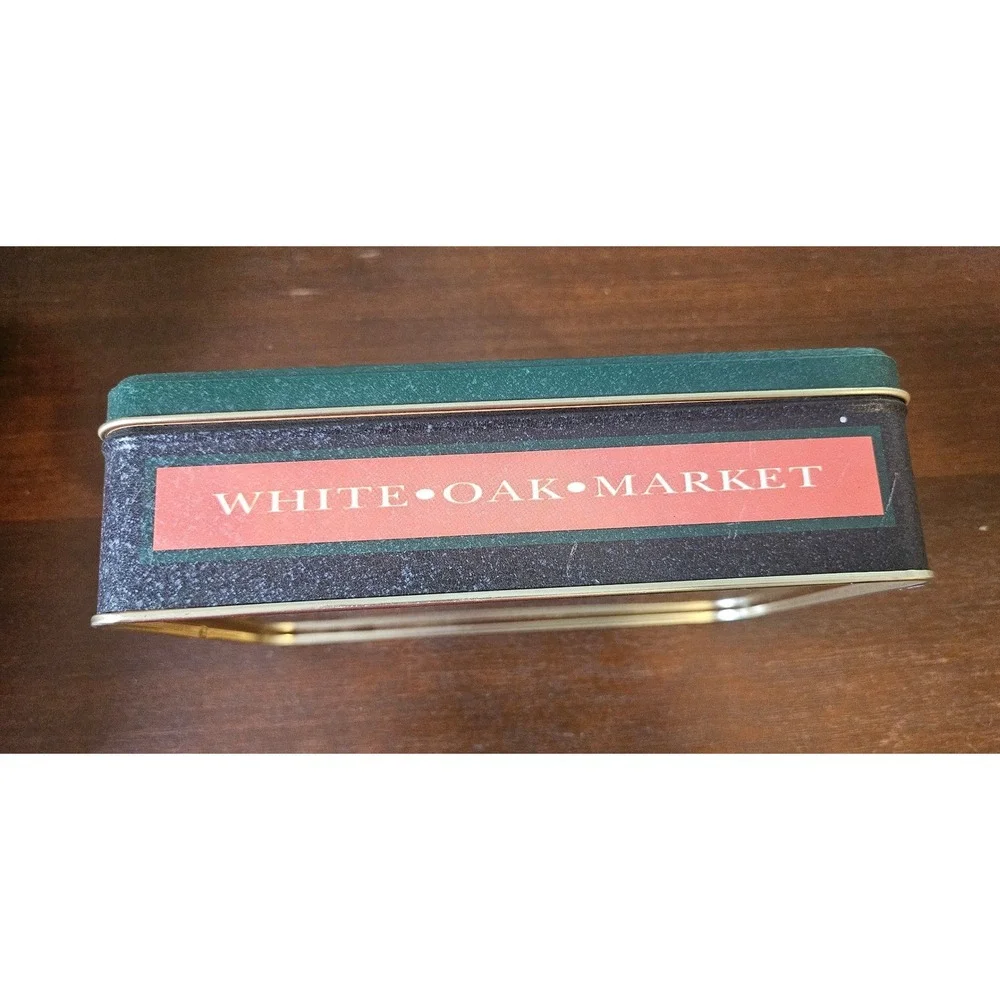 Century Resources White Oak Market Tin Unisex Medium Green Farmhouse Decor